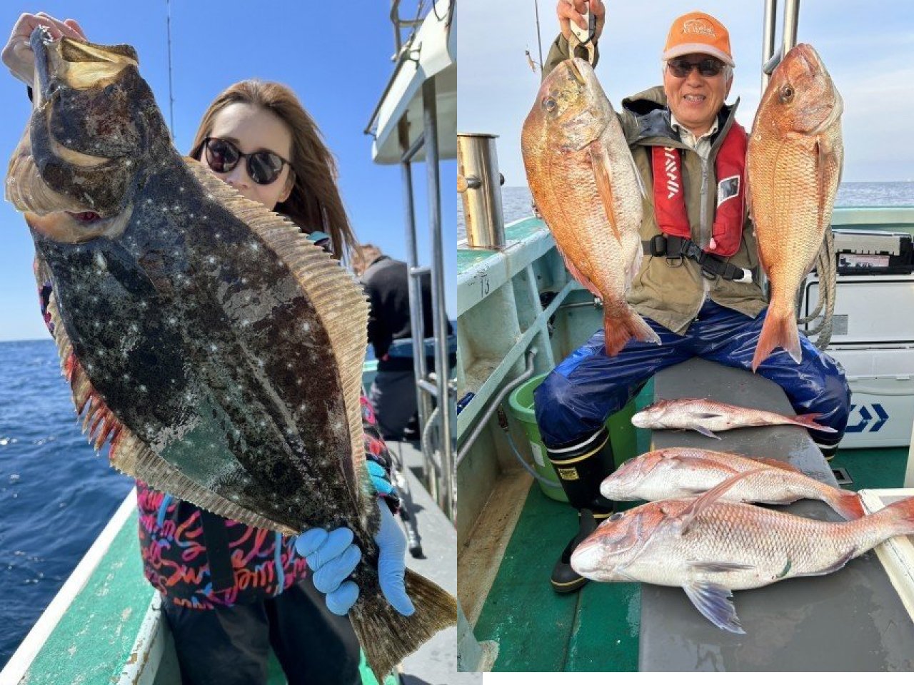 長福丸は釣り船レビュー高評価も納得の釣果＆サービス！大原沖の座布団ヒラメ＆大鯛をゲットしよう！口コミも大紹介！｜FISHING JAPAN（フィッシングジャパン）